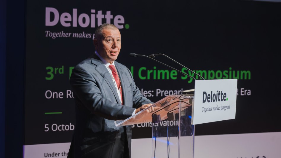 Ο Κάρολος Σαΐας (ΔΣ ΕΑΕΕ) συμμετείχε στο 3rd Financial Crime Symposium: “One Rulebook, New Rules: Preparing for the AMLR Era” της Deloitte με εξαιρετικές προτάσεις για την πρόληψη και αντιμετώπιση της ασφαλιστικής απάτης