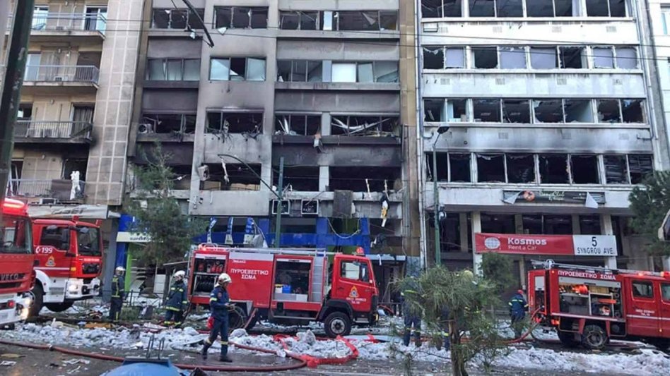 Ισχυρή έκρηξη σε κτίριο στη λεωφόρο Συγγρού