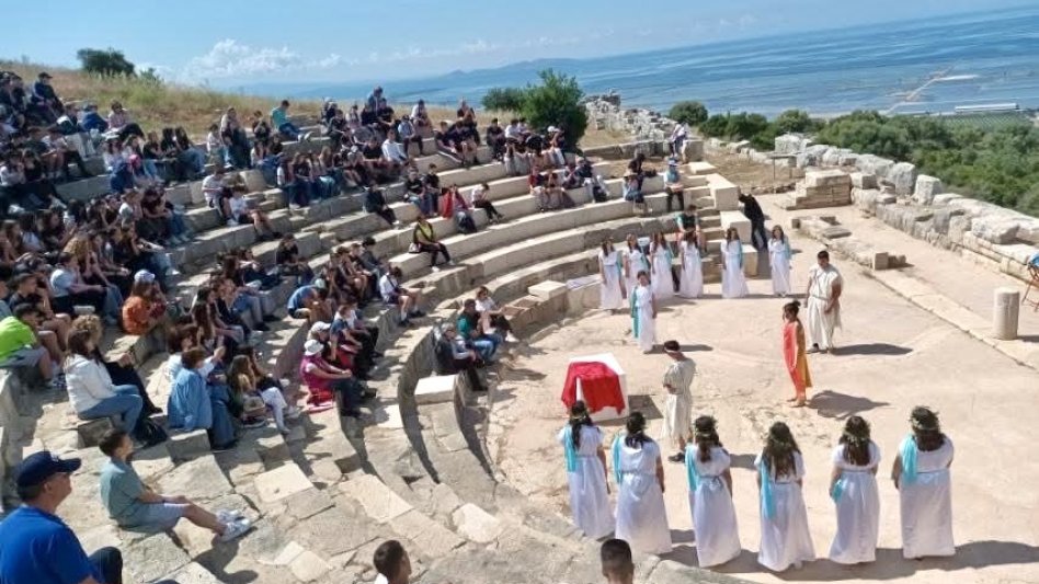 Οι μαθητές του 7ου Γυμνασίου Αγρινίου «ζωντάνεψαν»την αρχαία Πλευρώνα