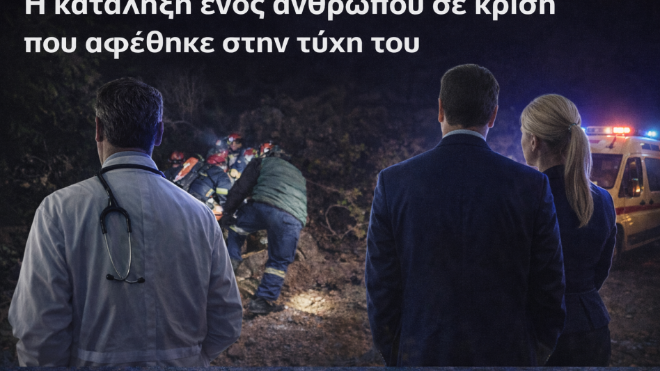 Η κατάληξη ενός ανθρώπου που αφέθηκε στην τύχη του