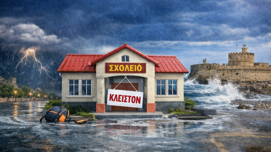 Κλειστά τα σχολεία στη Ρόδο την Πέμπτη 2 Απριλίου με απόφαση του Δήμου