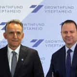 O CEO του Υπερταμείου Γιάννης Παπαχρήστου και ο αναπληρωτής CEO Παναγιώτης Σταμπουλίδης στο 3ο Investor Summit 2026 