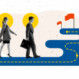 business people journey