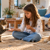Sunlit Family Moment with Pets.png